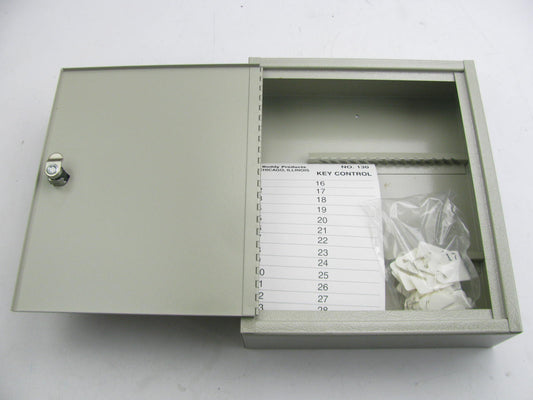 NEW- Buddy Keybox Wall Hanging Locking Key Box W/ Keys 3'' X 12'' X 10''
