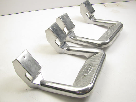 Bully AS600 Polished Aluminum Side Steps 300 LB For Truck / SUV (PAIR AS SHOWN)