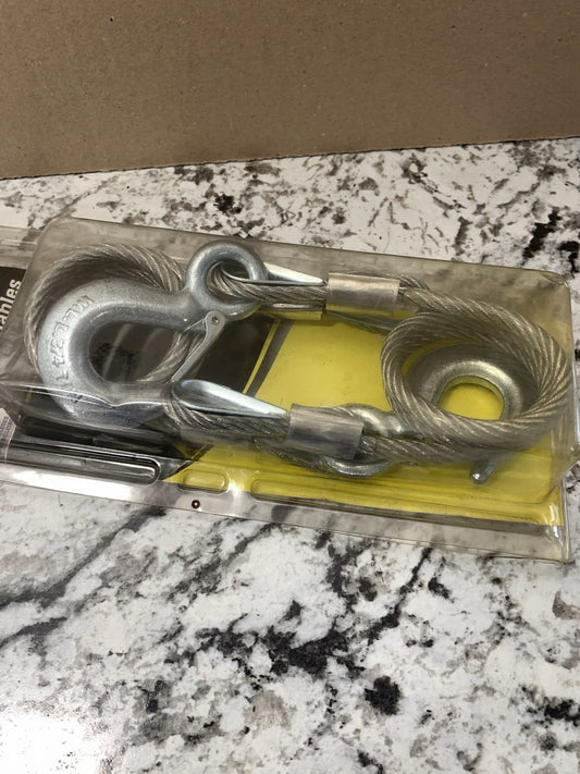 Bully CR104 36'' Wire Cable Class 3 Trailer Safety Cables (PAIR) 5000 Lb Max Load