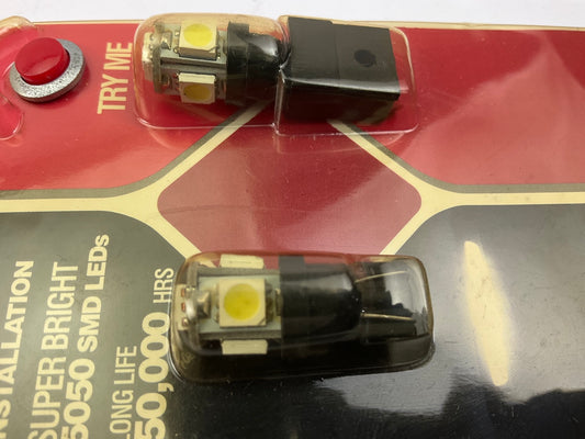 Bully ILT-194W-5 LED Truck License Plate Lamp Light Bulbs - PAIR