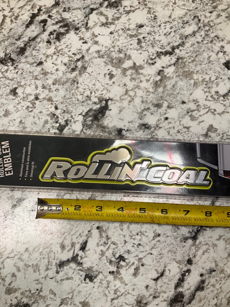 Bully IP3092 ''Rollin' Coal'' 3D Peel & Stick Truck Emblem ROLLING COAL