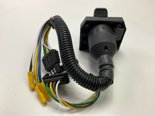 Bully TC125 Multiple Trailer Towing Adapter Connector 4-flat To 7 Round & 4-flat