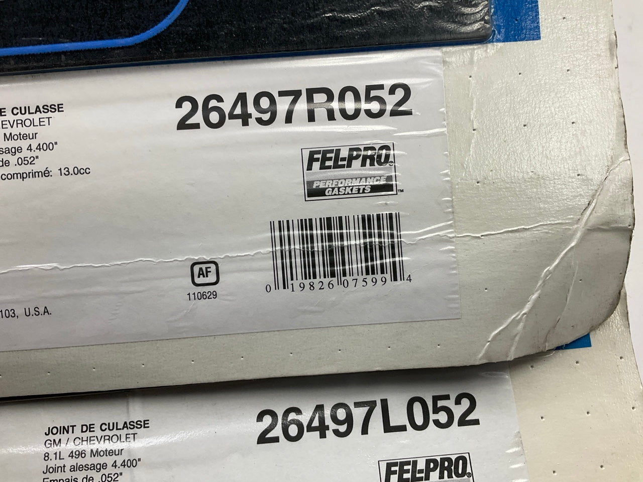 Fel-Pro LEFT & RIGHT Head Gaskets - BBC Chevy Big Block 496 W/ Dart Heads