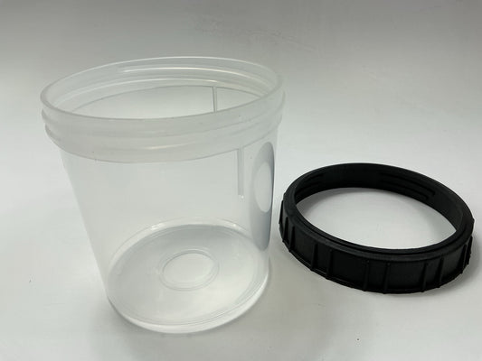 10 PACK - 3M 16001 PPS Mixing Cups And Collars, Regular (Standard) 650ml (22oz)