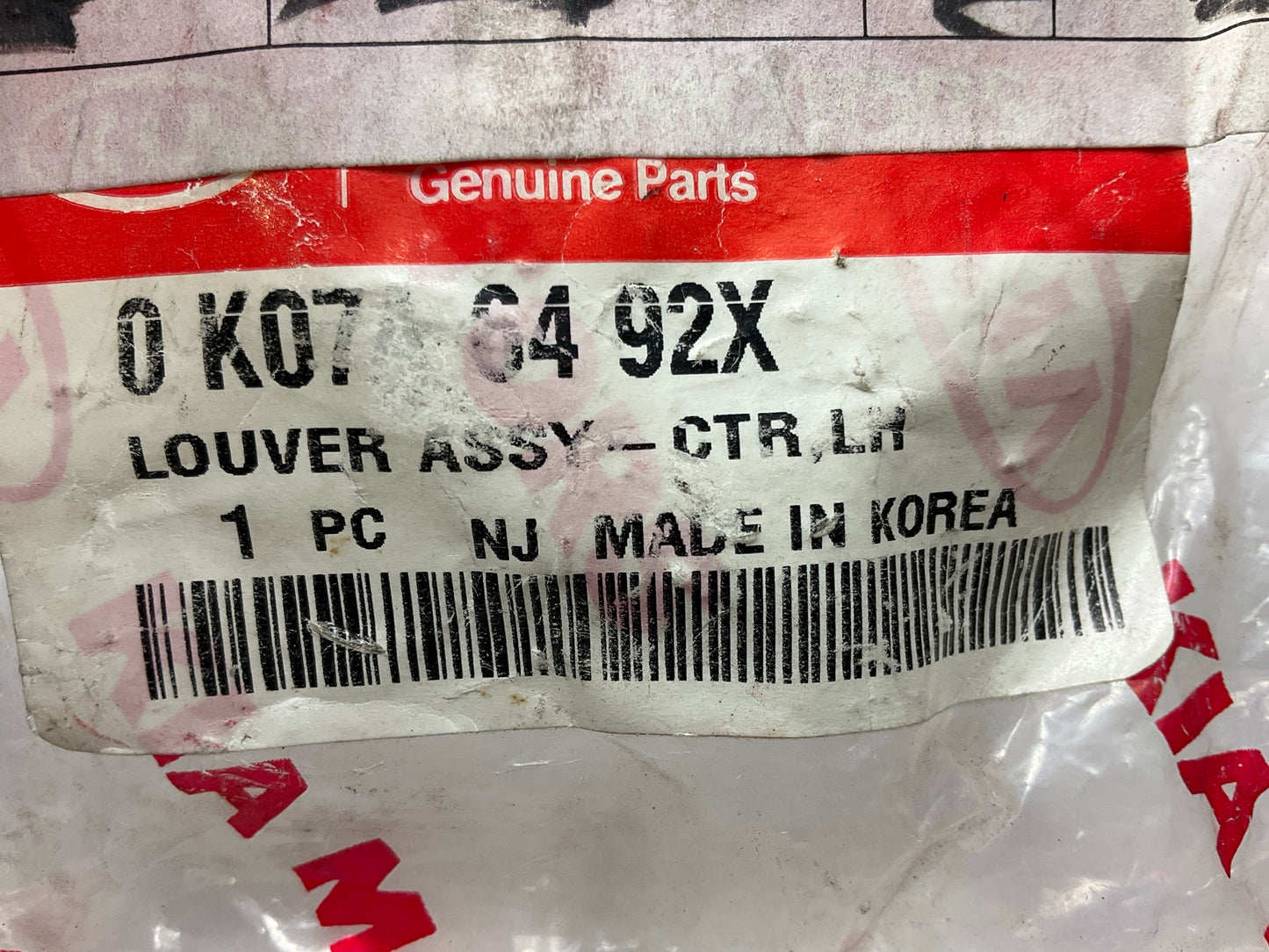 NEW - OEM Center Left & Right Dashboard A/C Air Vent For 2000-2002 Kia Sportage