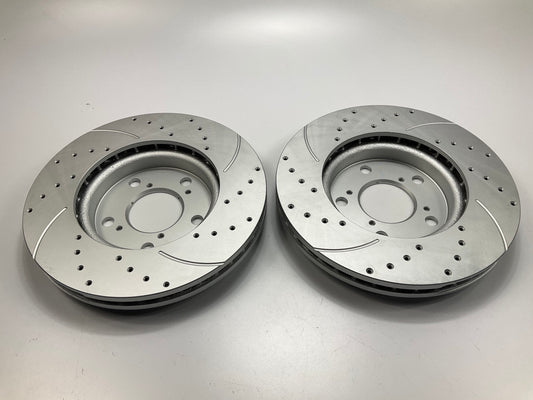 OUT OF BOX - Front Left & Right Brake Rotors For 2005-2010 Honda Odyssey