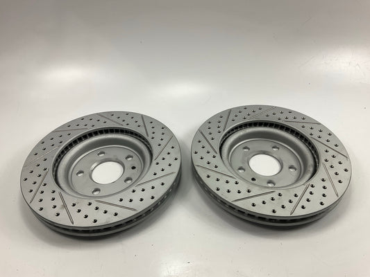 830-54094L, 830-54094R - Front Left & Right Drilled & Slotted Disc Brake Rotors