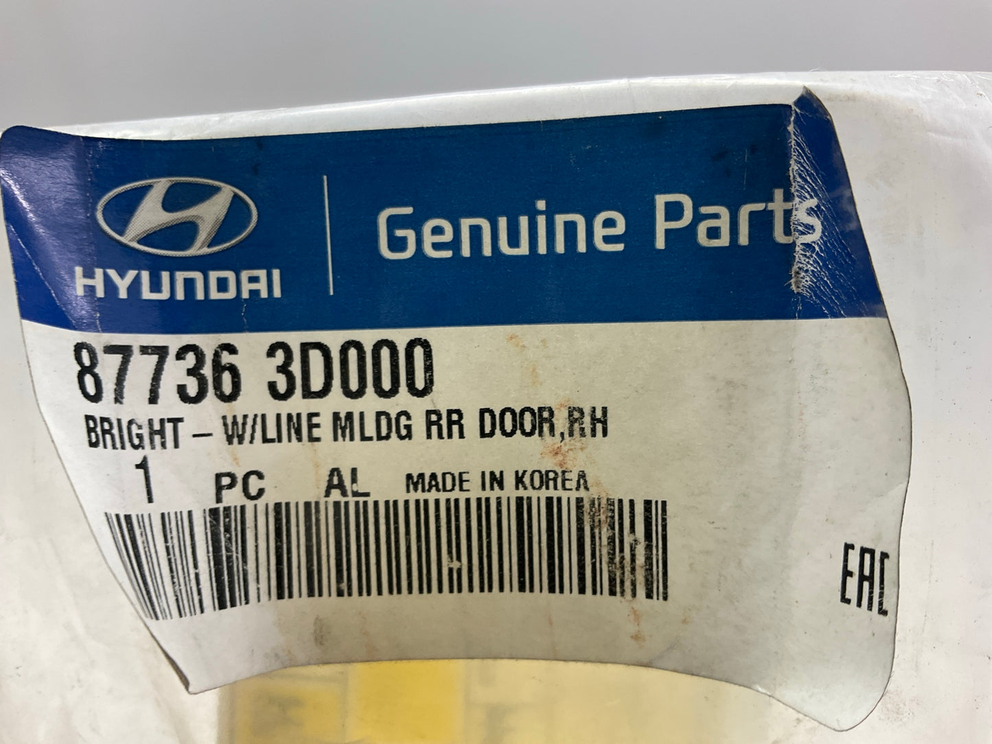 OEM Rear Left & Right Door Moulding Strip For 2002-2005 Hyundai Sonata