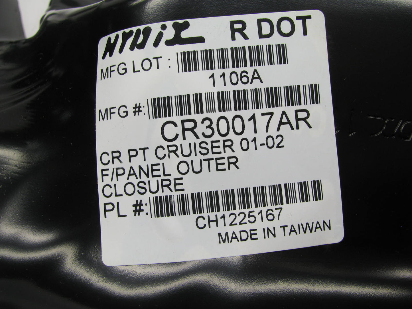 Radiator Support Closure Filler Panel Left + Right For 01-05 Chrysler PT Cruiser