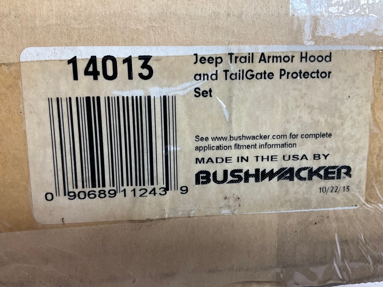 Bushwacker Trail Armor Hood / Tailgate Protector Guard Kit For 07-18 Wrangler