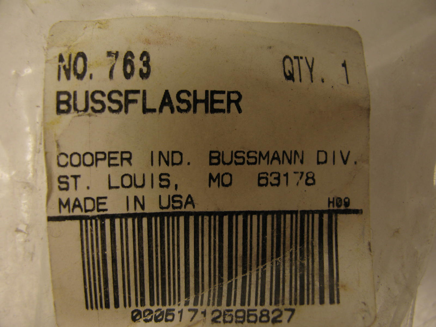 Buss 763 Electronic Turn Signal Flasher - 12V 2 Terminal 12 Amp, 16 Bulb