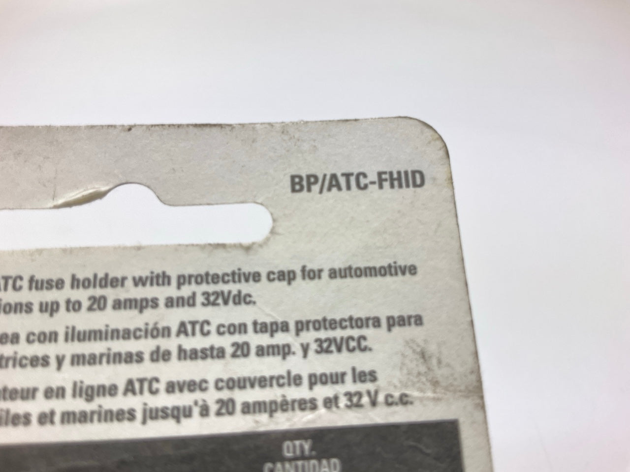 (10) Bussmann BP/ATC-FHID Easyid Inline Fuse Holders, Black, EASY ID Blow Fuse