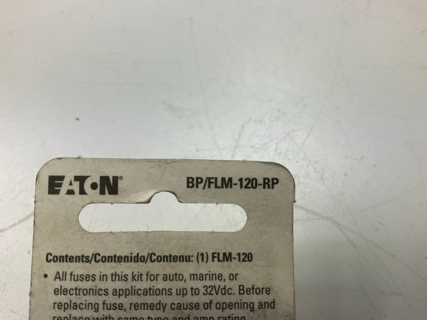(10) Bussmann BP-FLM-120-RP 120 Amp Bolt In Catridge Fuse Male Terminals