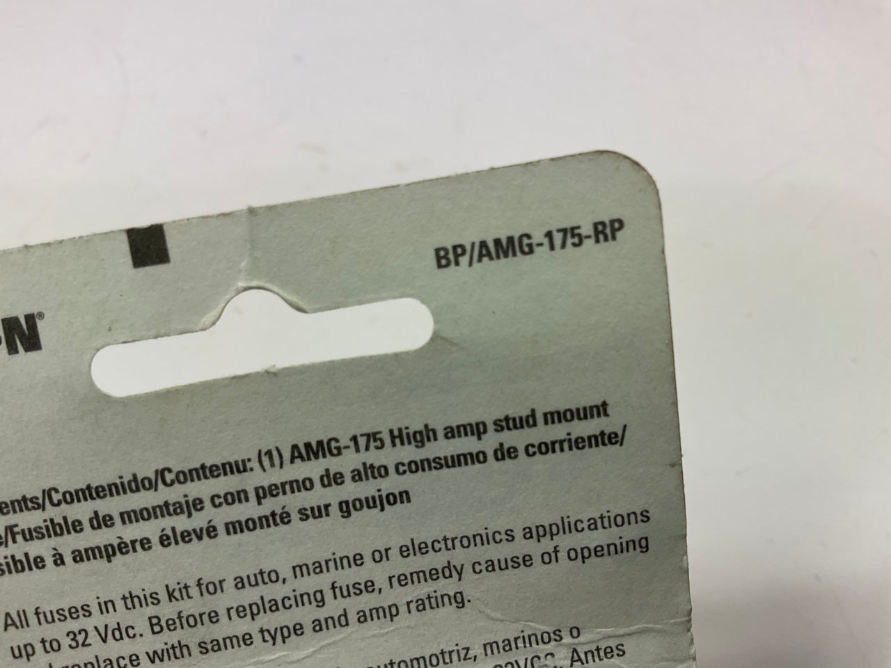 Bussmann BPAMG175RP Stud Mount Bolt On Fuse - 175 Amp High Current
