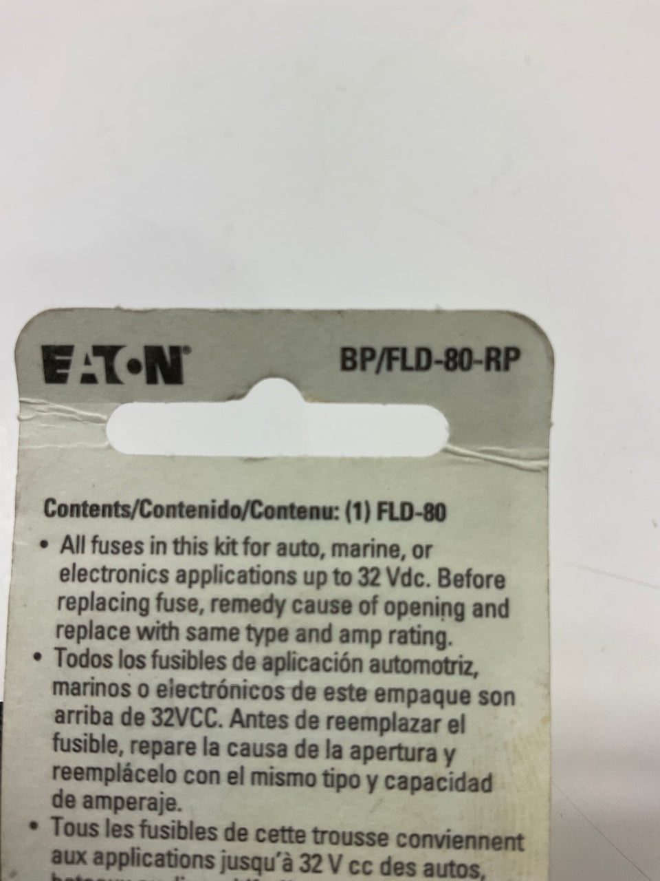 Bussmann BPFLD80RP 80 Amp Bolt-on Fusible Link With 9/16'' Bolt Terminal