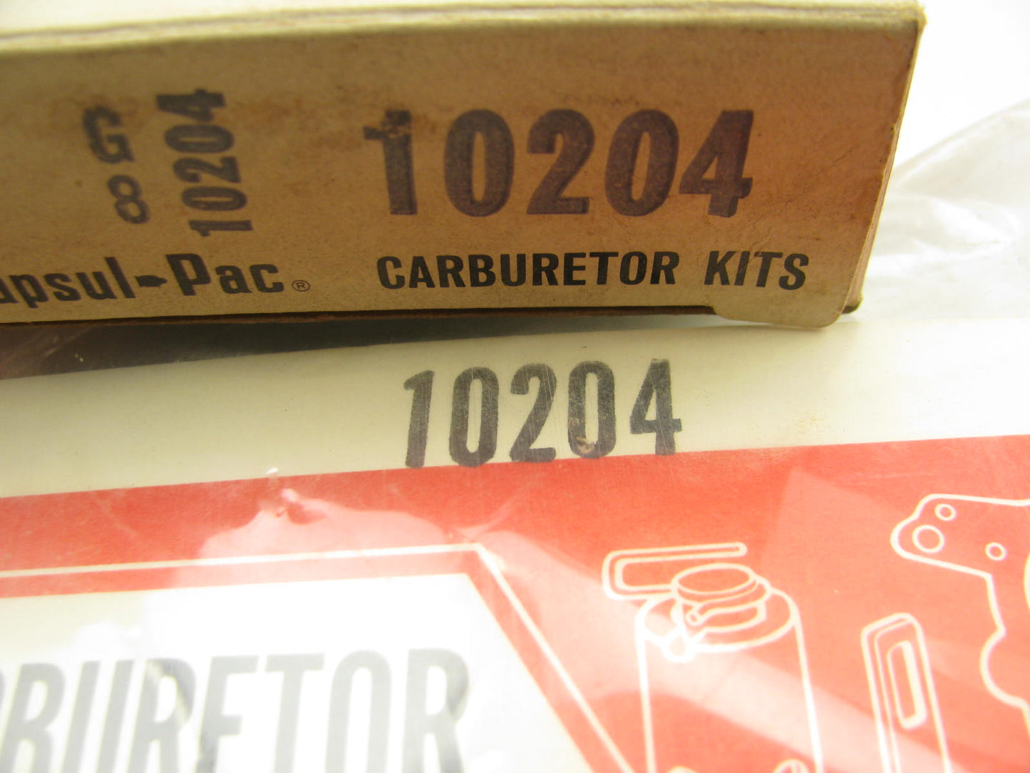 BWD 10204 Carburetor Rebuild Kit - Ford Model F-1 1-BBL Autolite 1100