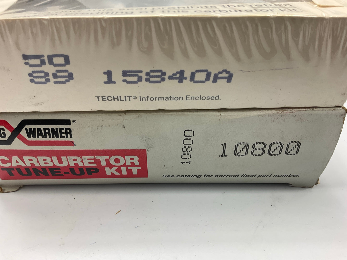 BWD 10800 Carburetor Rebuild Kit - 1979-1989 Ford 2700 7200 VV Variable Venturi