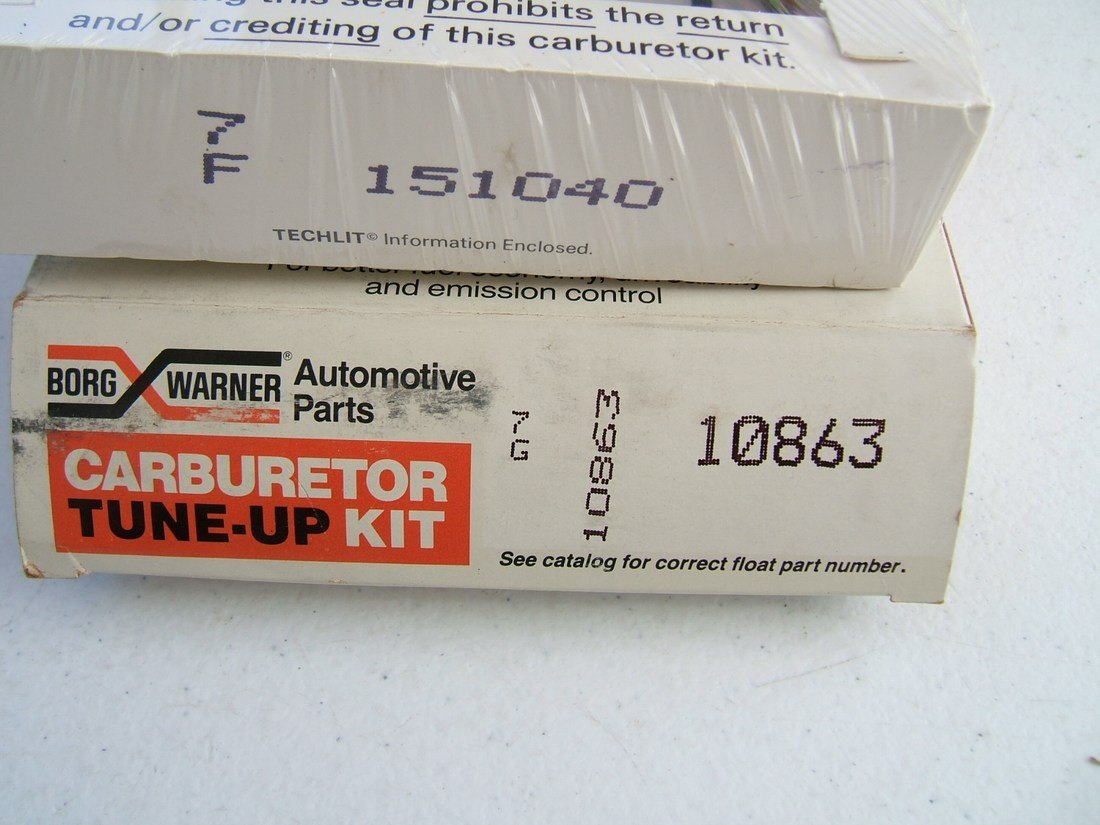BWD 10863 Carburetor Rebuild Kit For Rochester 1ME ''Monojet''