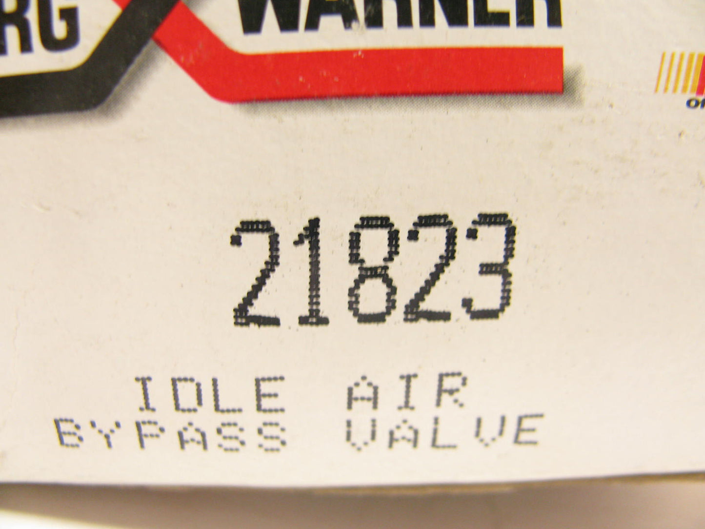 BWD 21823 Fuel Injection Auxiliary Idle Air Control Valve IAC
