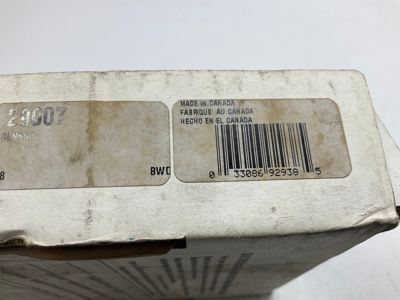 REMAN. BWD 29007 MAF Mass Air Flow Sensor OEM GM 25008307