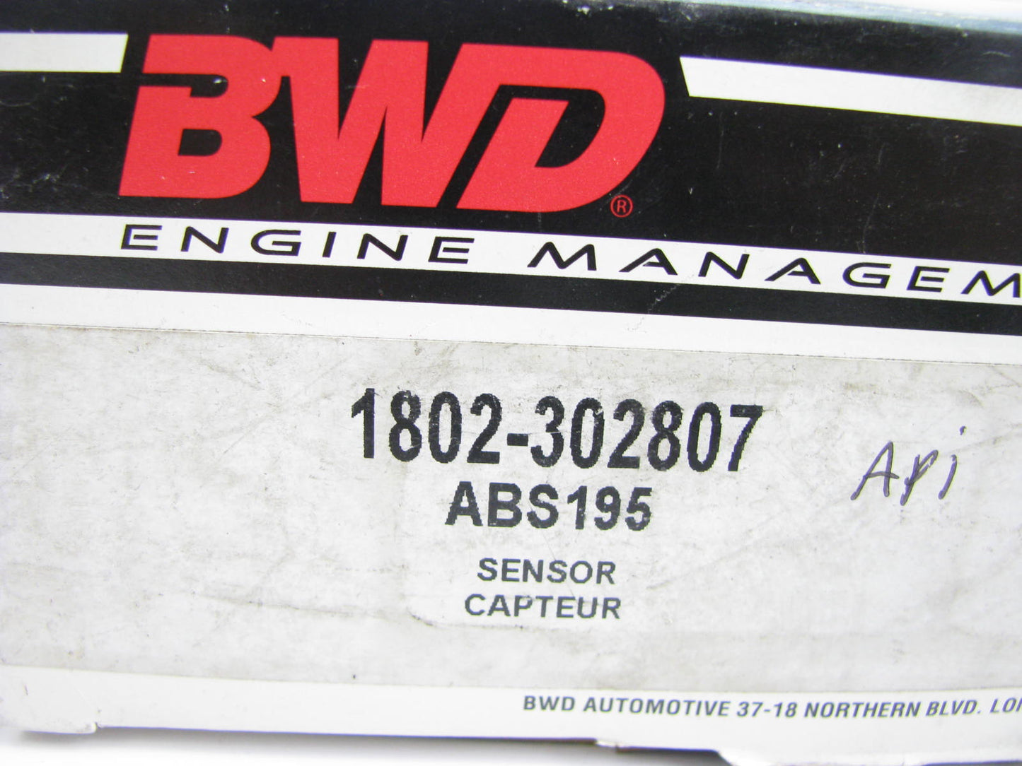 BWD ABS195 ABS Wheel Speed Sensor - Front Right