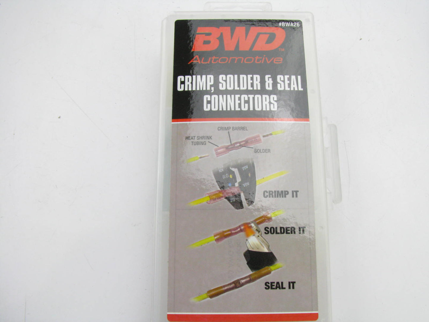(3) Packs - BWD BWA26 Crimp, Solder & Seal Butt Connectors Terminals