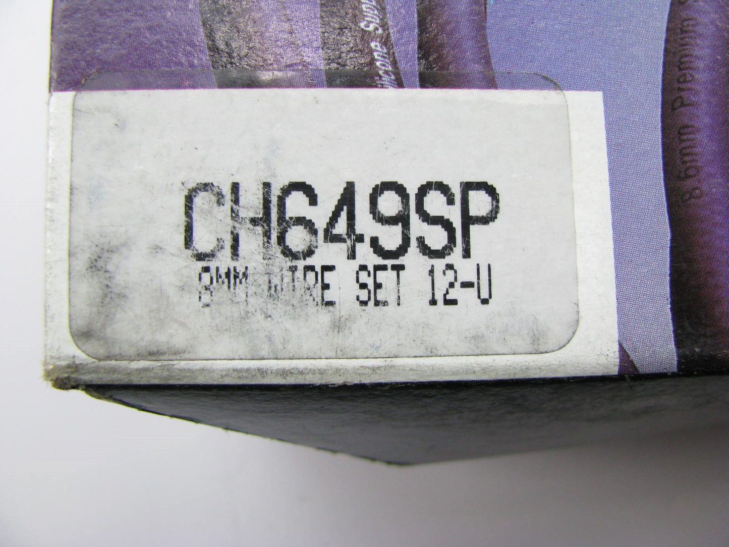 BWD CH649SP Ignition Spark Plug Wire Set - 1984-1987 Ford 232 3.8L-V6