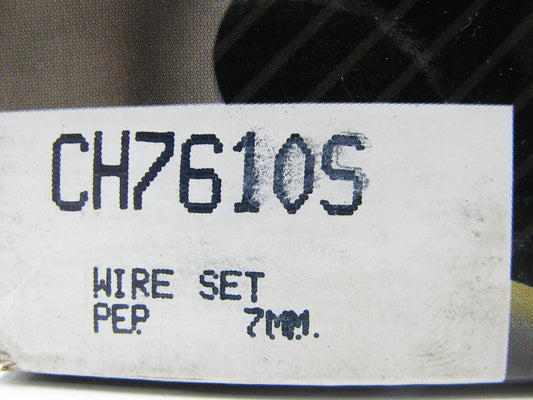 BWD CH7610S Ignition Spark Plug Wire Set - 1988-1991 CHEVY GM 4.3L V6 S10 S15