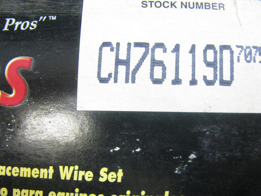 BWD CH76119D Pro Series Ignition Spark Plug Wire Set