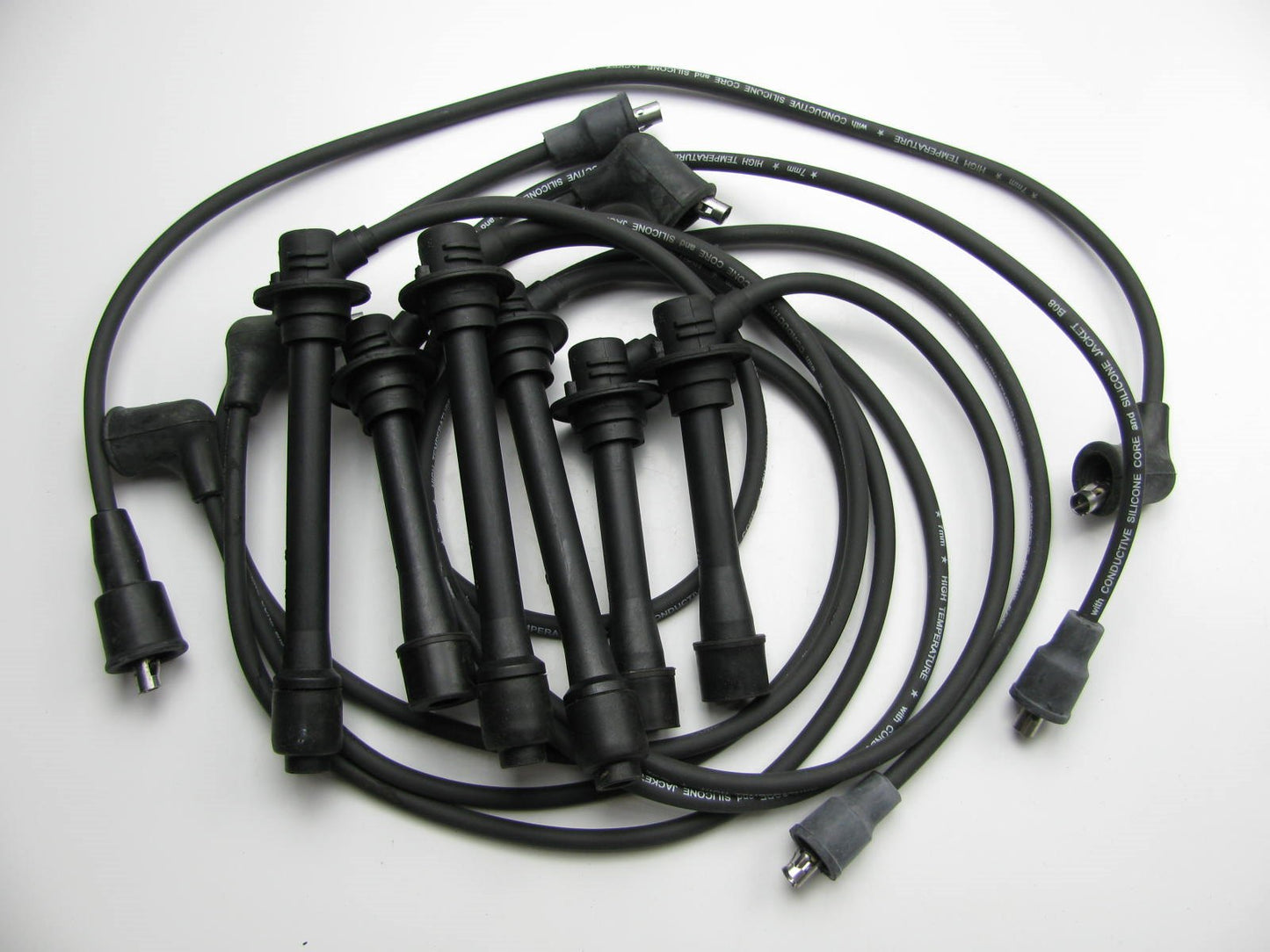 BWD CH7671D Ignition Spark Plug Wire Set for 1990-1991 Mazda 929 DOHC
