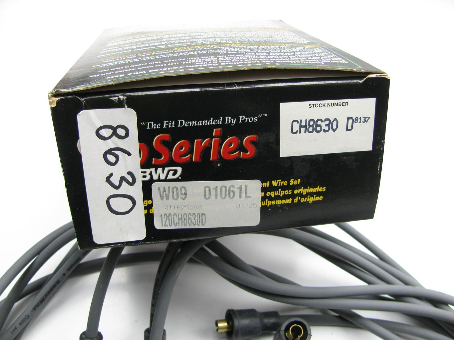 BWD CH8630D Pro Series Ignition Spark Plug Wire Set