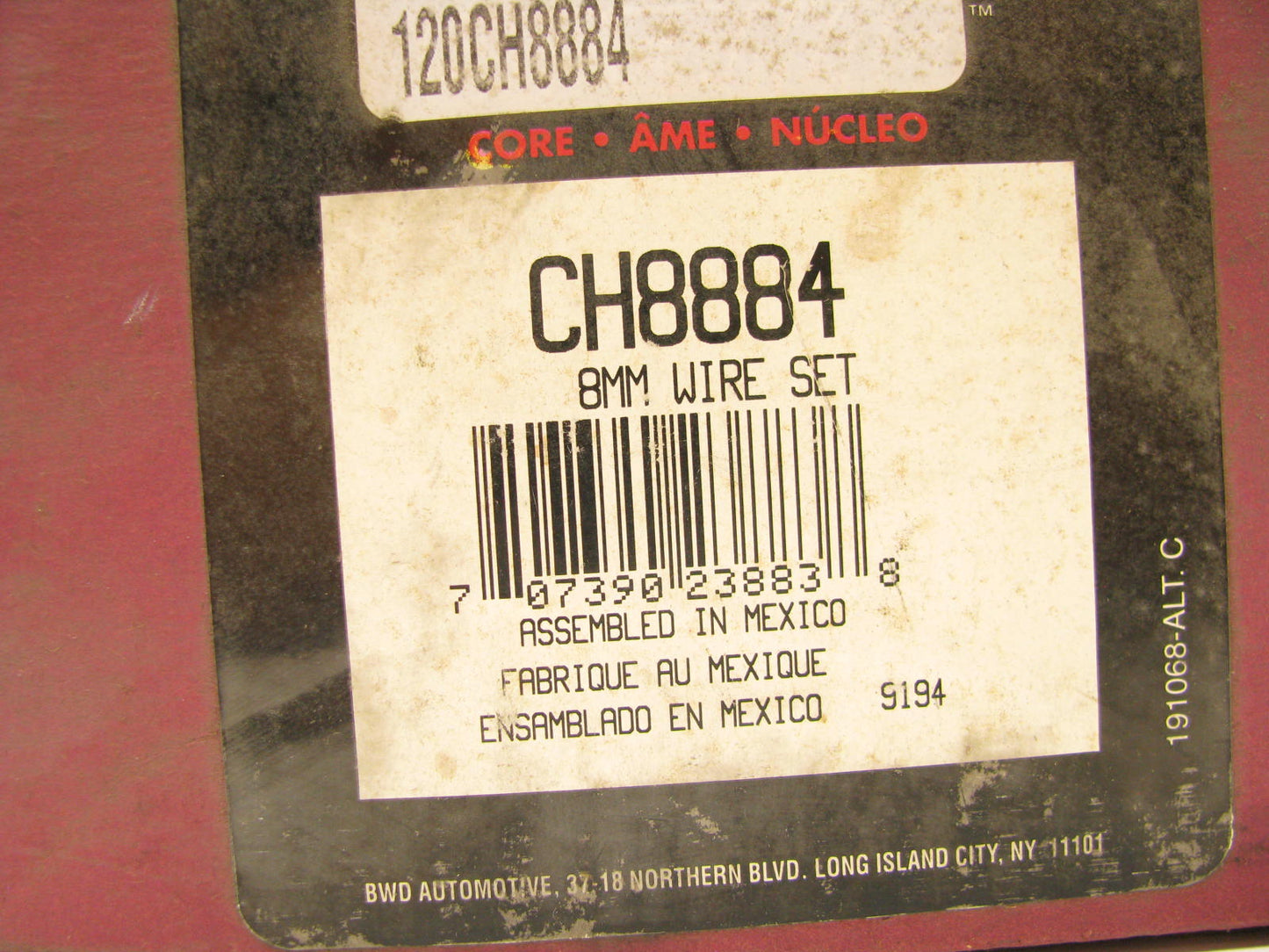 BWD CH8884 Ignition Spark Plug Wire Set for 95-97 Lincoln Continental 4.6L-V8