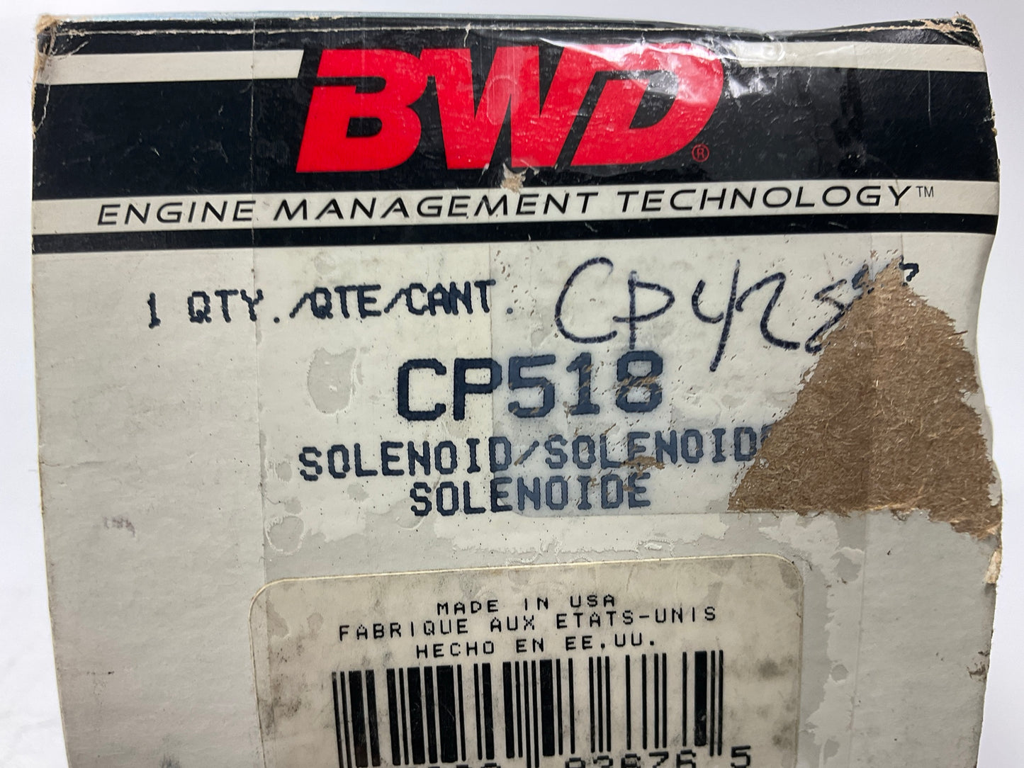 BWD CP518 Vapor Canister Purge Valve