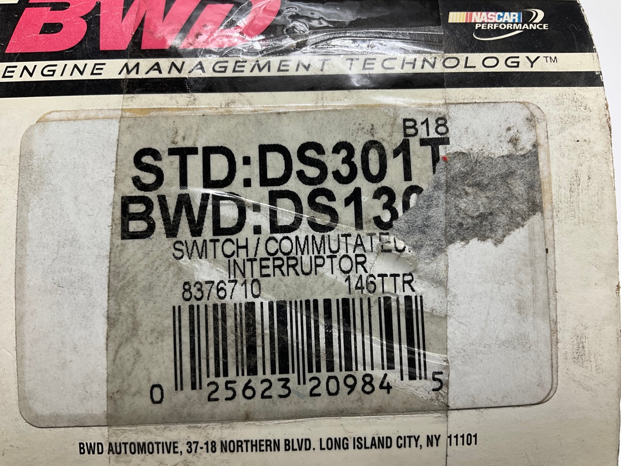 BWD DS130 Turn Signal Combination Switch