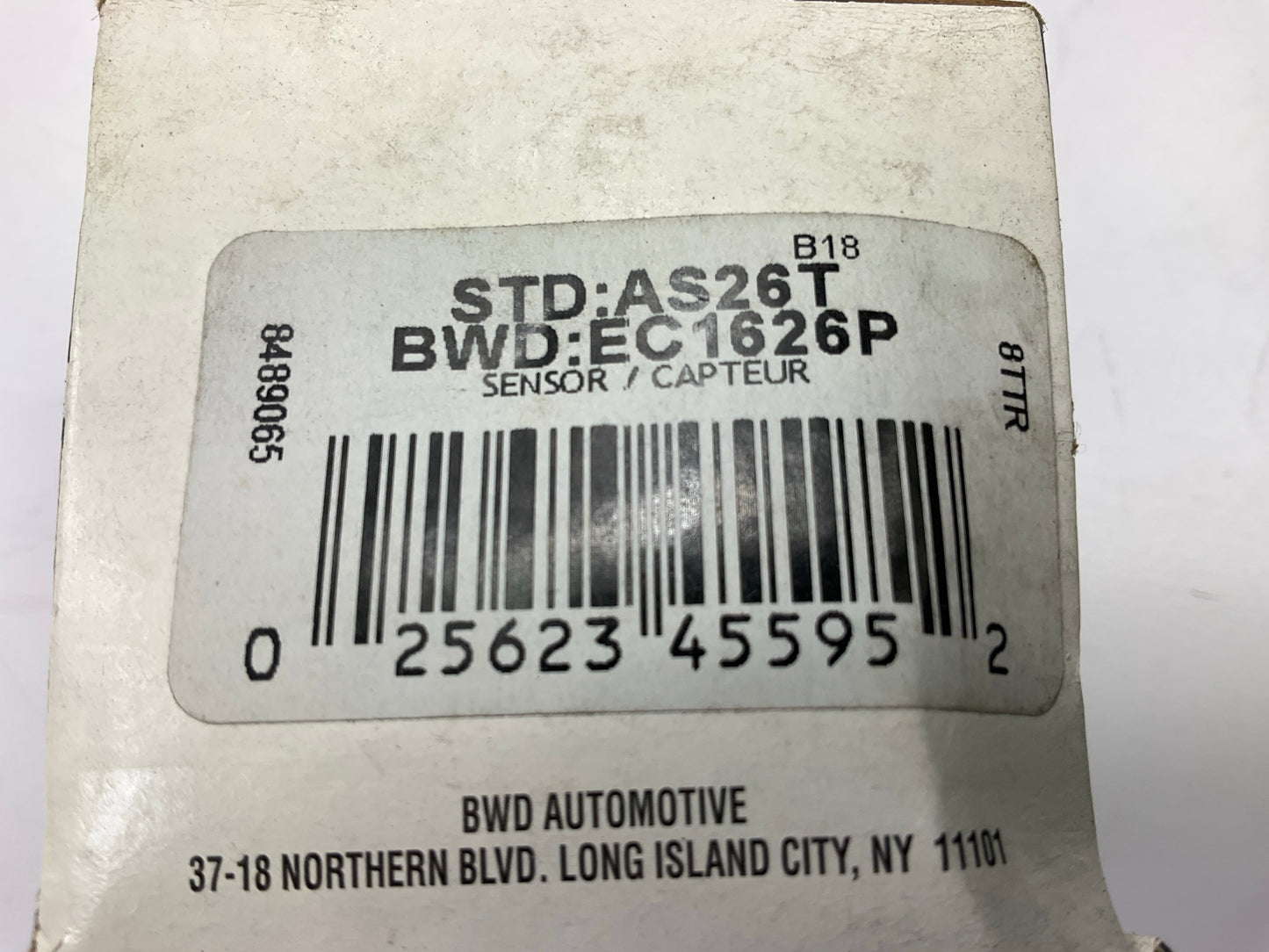 BWD EC1626P MAP Manifold Absolute Pressure Sensor