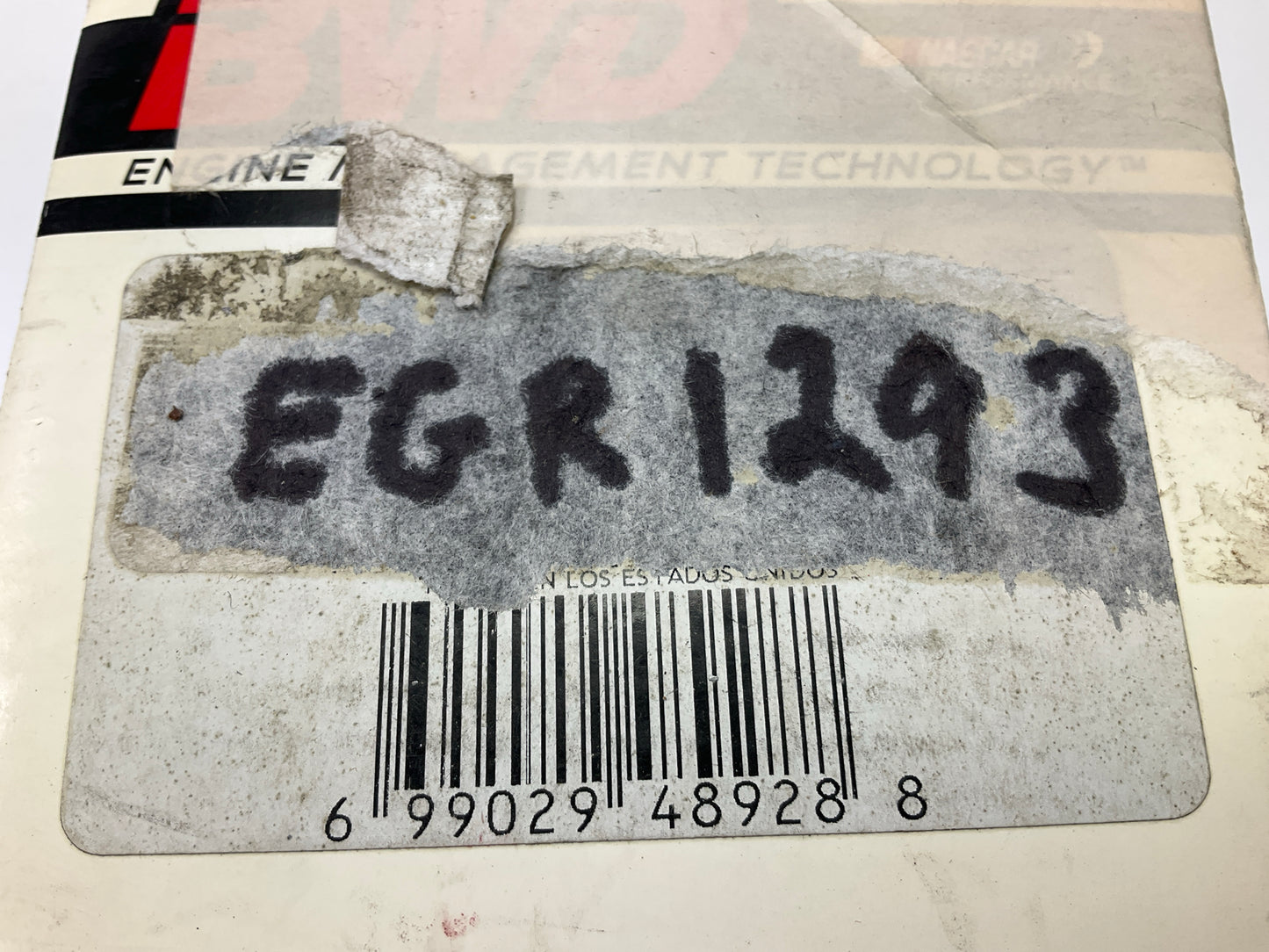 BWD EGR1293 Exhaust Gas Recirculation (EGR) Valve