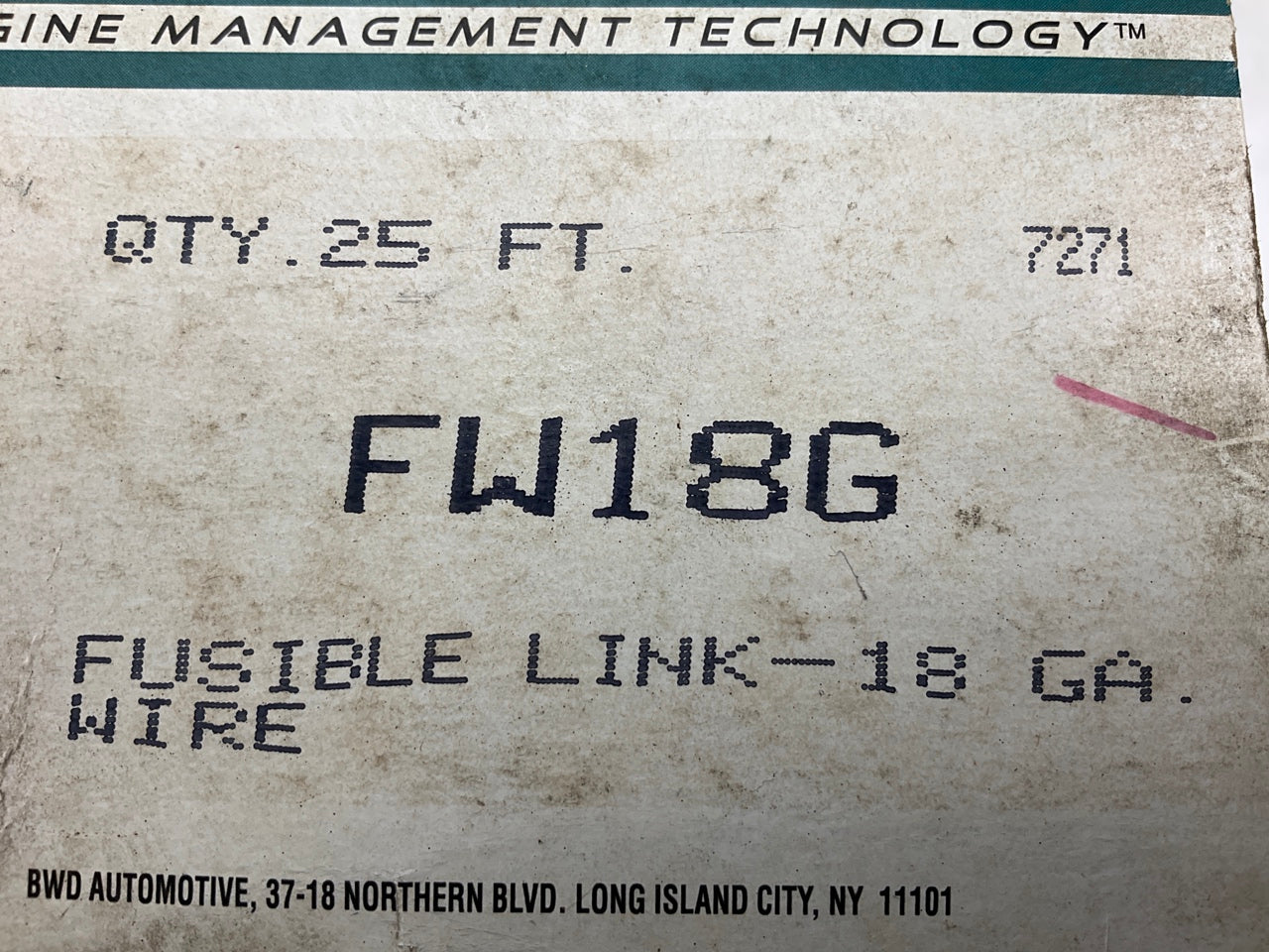 BWD FW18G Fusible Link Fusable Fuse Wire - 18 Gauge, 25 Feet