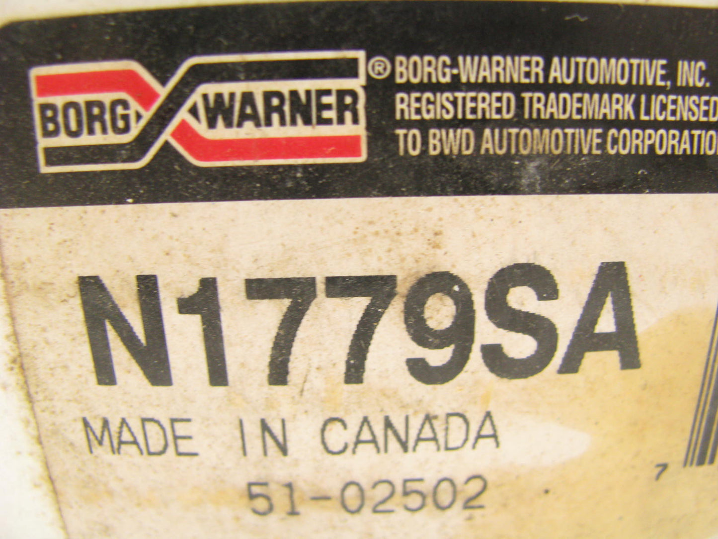 BWD N1779SA Manual Transmission Clutch Release Bearing