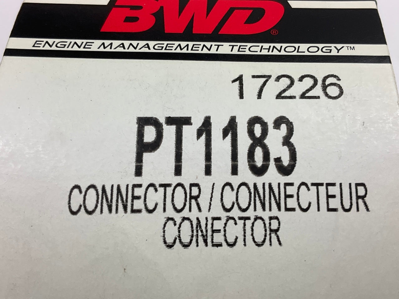 BWD PT1183 Headlight Headlamp Connector Socket Pigtail