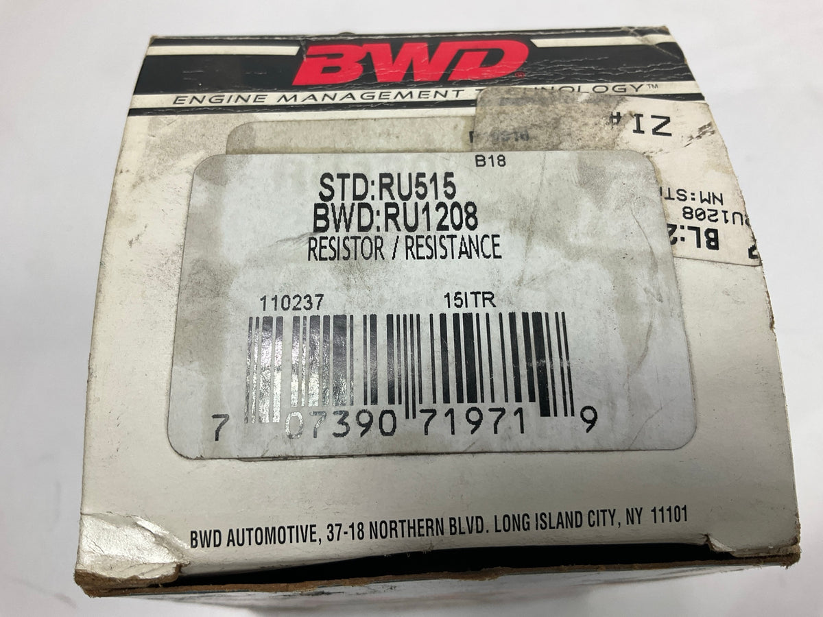 BWD RU1208 HVAC Blower Motor Resistor For 2005 Hyundai Accent