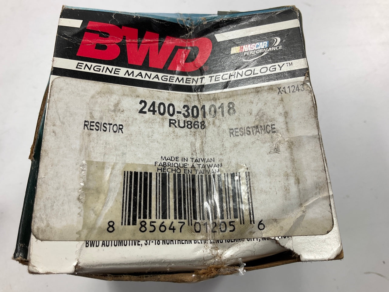 BWD RU868 A/C Blower Motor Resistor