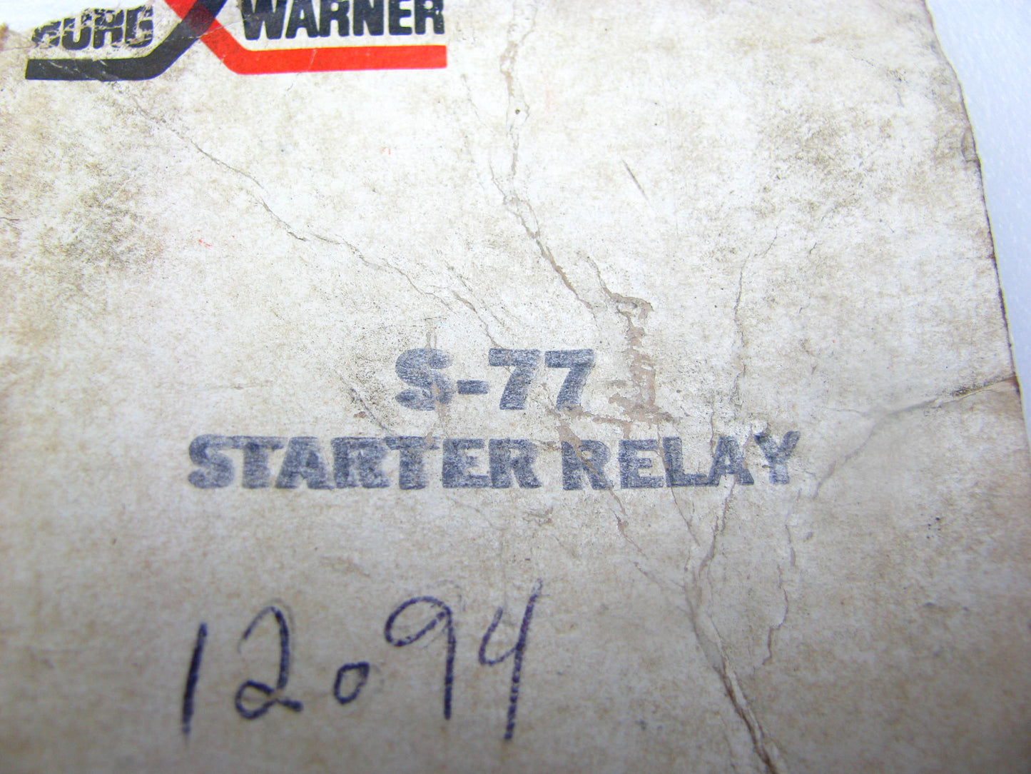 BWD S-77 Starter Relay