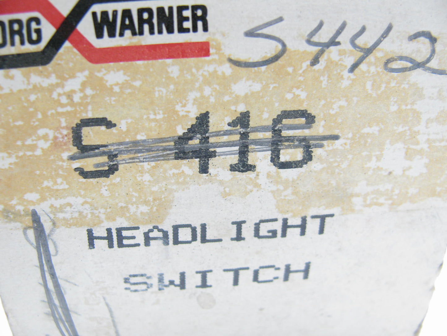 BWD S416 Interior Headlight Headlamp Switch W/ Hidden Lights HL6625
