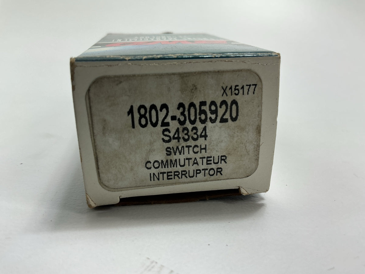 BWD S4334 Engine Oil Pressure Switch 2013 CT200H, 2019 Corolla
