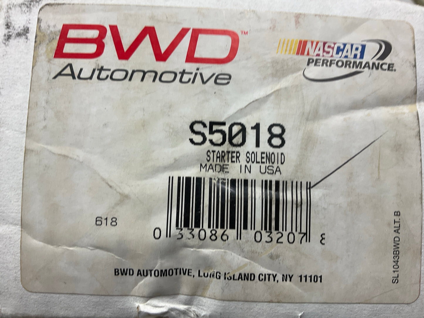 BWD S5018 Starter Switch Solenoid