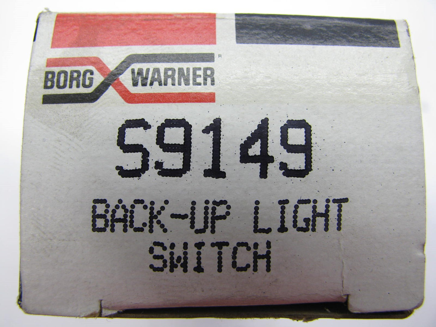 BWD S9149 Back Up Lamp Switch - ( W/ Manual Transmission )