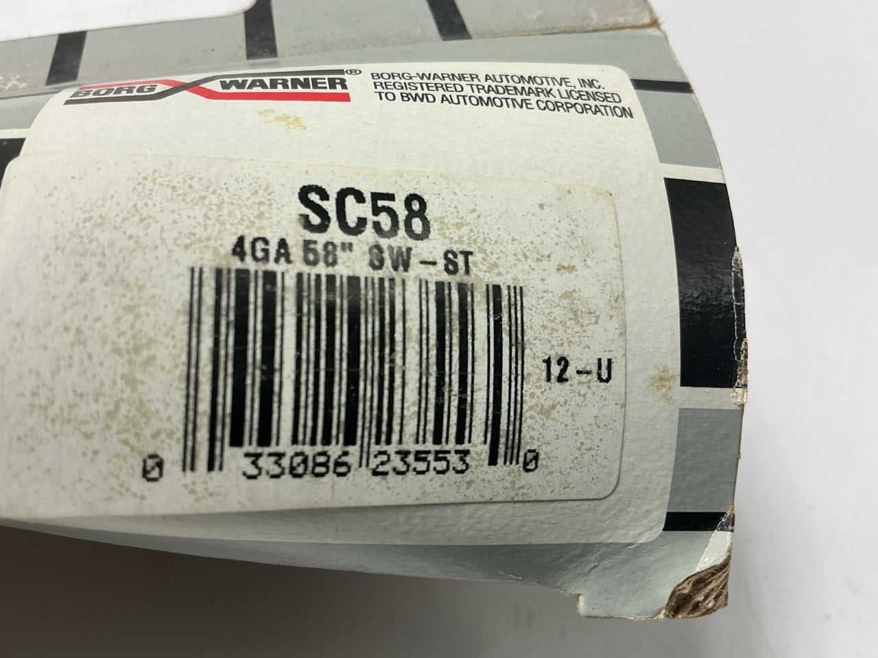 BWD SC58 Battery Cable - Lug To Lug, 4 Gauge, 58'' Long