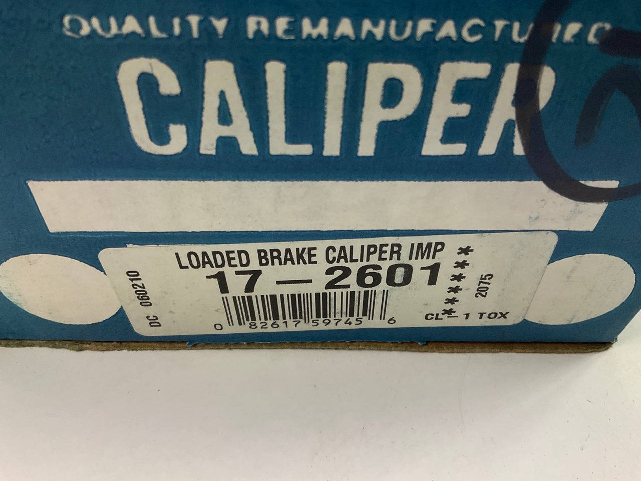 REMAN. C&W 17-2601 Rear Right Brake Caliper
