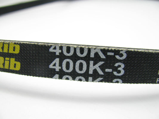 Cadna 400K-3 Serpentine Belt - 0.42'' X 40.50'' - 3 Ribs