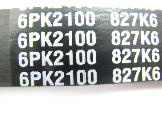Cadna 6PK2100 Serpentine Belt - 0.84'' X 83.50'' - 6 Ribs